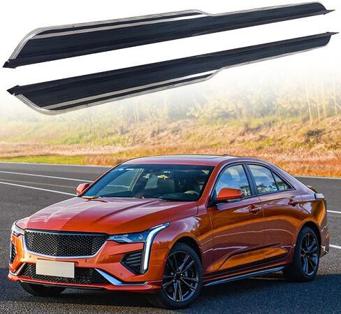 Fixed 2PCS Running Board fits Cadillac XT4 2019-2025 Side Step Protect Bar Pedal Nerf Bars Accessories w/Brackets in Saudi Arabia