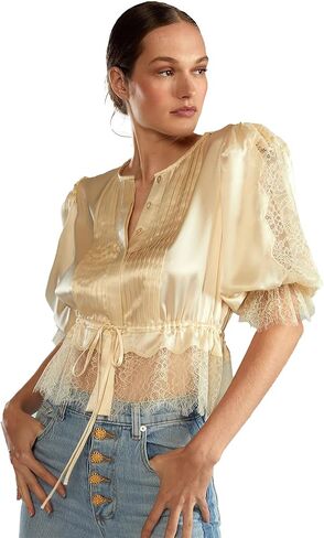 Cynthia Rowley Lure Lace Blouse in Kuwait