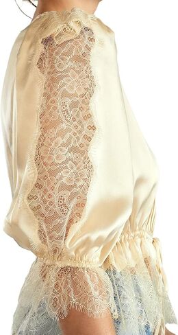 Cynthia Rowley Lure Lace Blouse in Kuwait