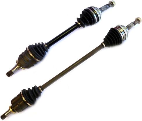 DTA TO87838784A front Left Right Pair - 2 New Premium CV Axles (Drive Axle Assembly) Compatible With 1993-2002 Geo Prizm; Corolla. Fits Either ABS or None ABS Model in Saudi Arabia