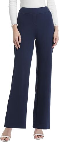 V VOCNI Women Dress Pants Wide Leg Pull On Work Pants High Waist Bootcut Trousers Business Casual Slacks in Saudi Arabia