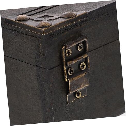 VALICLUD Vintage Trinket Box Wooden Keepsake Chest with Lid for Jewelry Storage Multi Purpose Treasure Box for Women and for Valentine Day Mother Day Birthdays and Anniversaries in Saudi Arabia