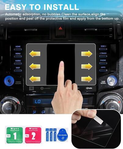 Karltys 2 Pack Screen Protector for 2022-2025 Lexus NX NX250 NX350 NX350h NX350 F Sport 9.8-Inch Touchscreen, 9H Tempered Glass Protector for Lexus NX Accessories, Car Radio Screen Cover Anti Glare in Saudi Arabia