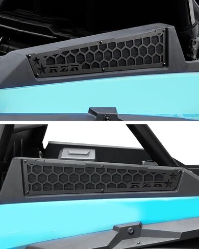 شواية غطاء كمية الهواء من الألومنيوم لـ Polaris RZR XP XP4 1000 2014-2023 ، غطاء محرك مديح محرك ما قبل المرشح (2PCs) in Saudi Arabia