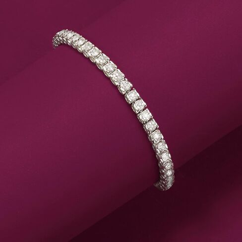 Ross-Simons 1.00 CT. T.W. سوار تنس الكتلة الماس في الفضة الإسترليني in Saudi Arabia