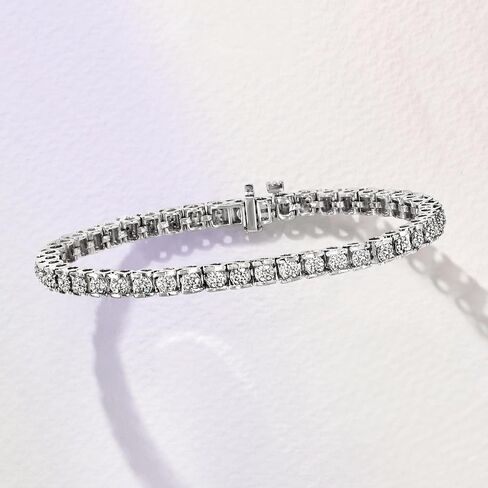 Ross-Simons 1.00 CT. T.W. سوار تنس الكتلة الماس في الفضة الإسترليني in Saudi Arabia