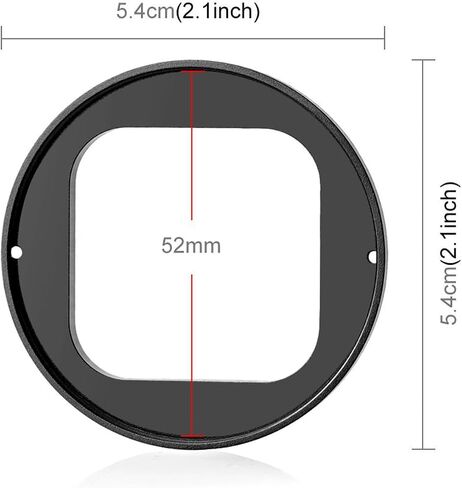 PULUZ 52mm الأشعة فوق البنفسجية عدسة تصفية لInsta360 Ace Pro مادة سبائك الألومنيوم مع غطاء العدسة الأشعة فوق البنفسجية عدسة تصفية محول حلقة لInsta360 Ace Pro الرياضة عمل الكاميرا الملحقات in Saudi Arabia