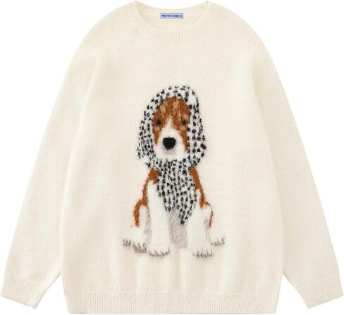 Aelfric Eden Swegents Dog Sweater Graphic Sweater Usisex Vintage كبير الحجم الكبير in Saudi Arabia