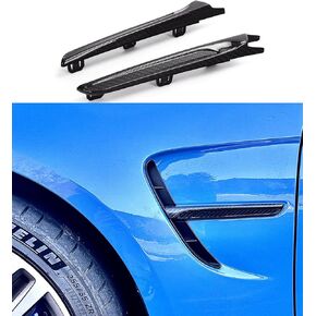 Genuine Carbon Fiber Side Fender Vent Trim Set for BMW F80 M3 F82 F83 M4 2014-2020 Exterior Accessory, Black, TX23CC010 in Saudi Arabia