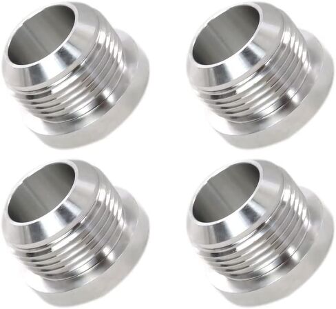 Male Billet 6061t6 Aluminum Weld On Fitting Bung (2Pcs, 20An) in Saudi Arabia