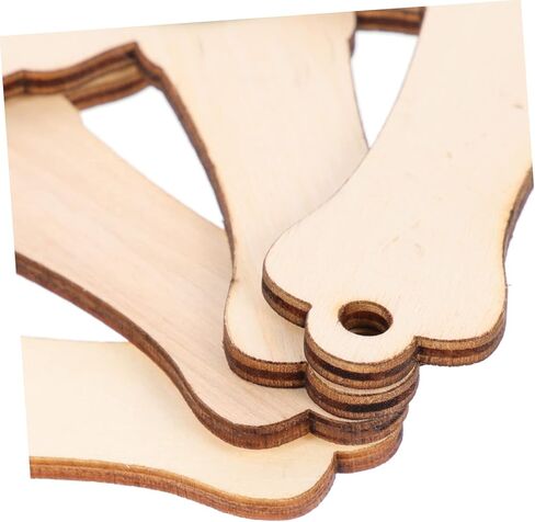 Angoily 10pcs Wooden Boys and Girls Mirrors Mirrors DIY Hand Handmade Toy Boy Girl Accessory in Saudi Arabia