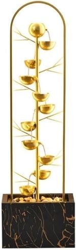 Decor Living Room Entrance, Housewarming, Wealth Attraction, Opening Ceremony Gift Decoration Modern Light Luxury Flowing Fountain for Entryway in Saudi Arabia