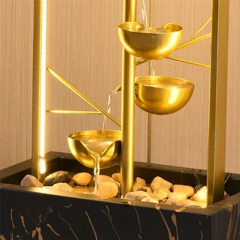 Decor Living Room Entrance, Housewarming, Wealth Attraction, Opening Ceremony Gift Decoration Modern Light Luxury Flowing Fountain for Entryway in Saudi Arabia
