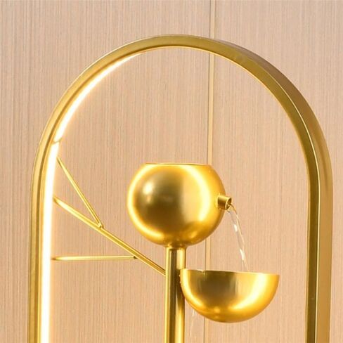 Decor Living Room Entrance, Housewarming, Wealth Attraction, Opening Ceremony Gift Decoration Modern Light Luxury Flowing Fountain for Entryway in Saudi Arabia
