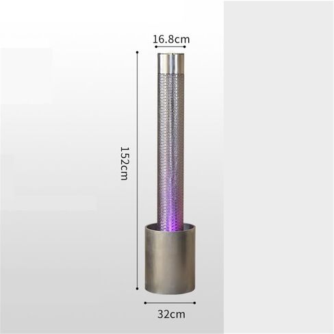 Decor Modern Circulating Water Ornaments, Living Room Foyer Decoration Office Relocation Gift Giving Water Scenery Fountain for Entryway in Saudi Arabia