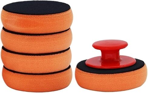4 Inch Car Wax Applicator Pads Set Soft Sponge Applicators Foam Wax Pad(6Pcs) in Kuwait