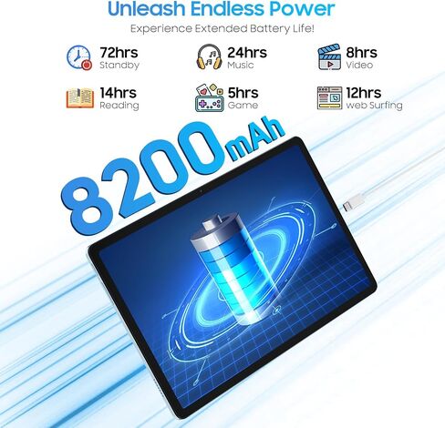Blackview Android 13 Tablet, 10.1 inch Rugged Tablet, 13000 mAh Battery Octa-core Tablet,16GB RAM+128GB ROM+1TB Expand Android Tablet, 16MP+13MP Camera Waterproof Tablet, 4GLTE/5G WiFi/OTG-Orange in Saudi Arabia