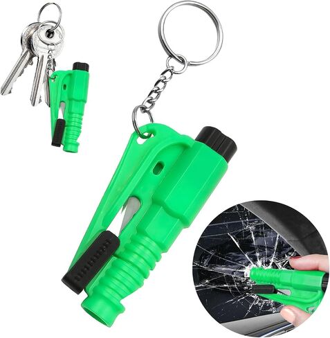 Emergency Keychain, Glass Breaker Seatbelt Cutter Key Chain, Escape Tool Keychain with Whistle, Car Accessories in Saudi Arabia