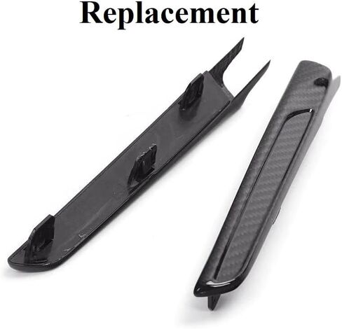 مجموعة من ألياف الكربون الجانبية المتنافس الجانبية المحاكمة مجموعة BMW F80 M3 F82 F83 M4 2014-2020 الملحق الخارجي ، الأسود ، TX23CC010 in Saudi Arabia