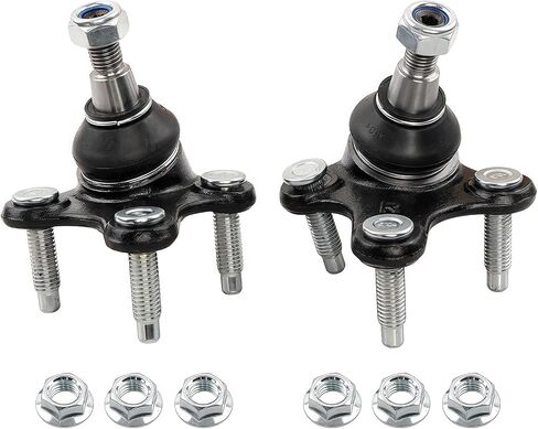 2PCS Front Lower Ball Joint Compatible with Volkswagen Jetta 2005–2018 Passat Golf GTI Beetle Audi A3 Q3 Quattro Replace K80662 K80663 in Saudi Arabia