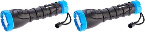 Dorcy 120-Lumen Weather Resistant LED Flashlight with Non-Slip Grip and Nylon Lanyard, Assorted Colors (41-2958) in Saudi Arabia