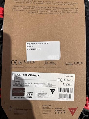 Dainese 201876209-001-L/2X DAI Armor in Saudi Arabia
