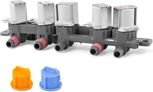 UPGRADED Washer Water Inlet Valve Replacement for LG - Fits T1643AGP T1643AGP5 T1643AGPP T1643AGPP5 T1643AGPS T1643AGPS5 T1643AGPSP T1643AGPSP5 T1656AGP T1660AGPP T1660AGPP9 T1660HGPP T1660HGPP9 in Saudi Arabia