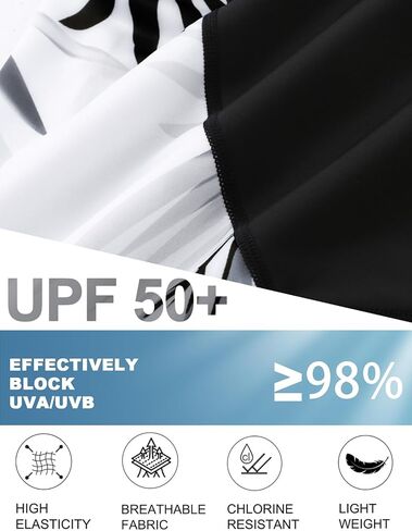 نمط كوكوشي النسائي 1/4 حارس رحل للنساء للنساء قمصان السباحة الطويلة UV حماية الشمس in Kuwait