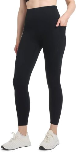 Danskin Women's Satin Stitch Shaped Back 7/8 Leggings in Saudi Arabia