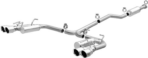 MagnaFlow Performance Exhaust System 19411: Cat-Back, Street Series, For 2018-2024 Toyota Camry XSE 3.5L, Quad Split Rear Exit Style in Saudi Arabia