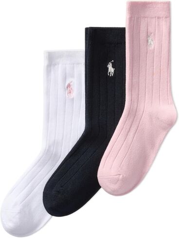 Polo Ralph Lauren Girl's Rib Solid Crew in Saudi Arabia