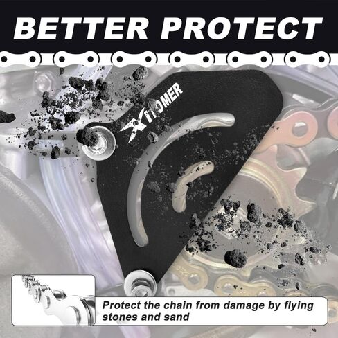 Xitomer Chain Guard Compatible with CR250R CR500R 1986-2001 Chain Sprocket Protector Front Chain Guard Case Protection Fit for CR 250R Accessories CR 500R Parts in Saudi Arabia