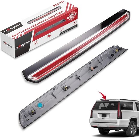ضوء الفرامل الثالث يناسب 2015-2020 GMC Yukon/Yukon XL & Cadillac Escalade/Escalade ESV Center High Mount Light ، ضوء الفرامل الثالث يحل محل#923-117 in Kuwait