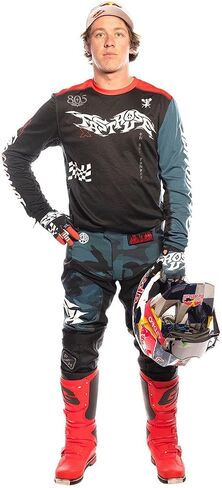 Fasthouse Grindhouse Bereman Jersey ، Black/Infrared in Saudi Arabia
