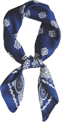 وشاح مربع للرجال الحرير يشعر وشاح الرقبة الساتان باندانا العنقار in Kuwait