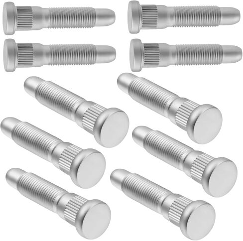 12pcs 11588810 M14 × 1.50 ترصيع عجلات مسننة طويلة متوافقة مع شيفروليه سيلفرادو 3500 HD 2007-2010 Tahoe Express GMC Sierra Yukon Cadillac Hummer باستبدال 10-428 ، 15112380 ، 15718996 in Kuwait