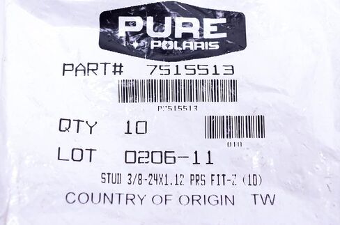 Polaris 7515513 Stud 3/8-24x1.12 PRS FIT-Z Ranger Sportsman 800 700 600 525 500 in Saudi Arabia
