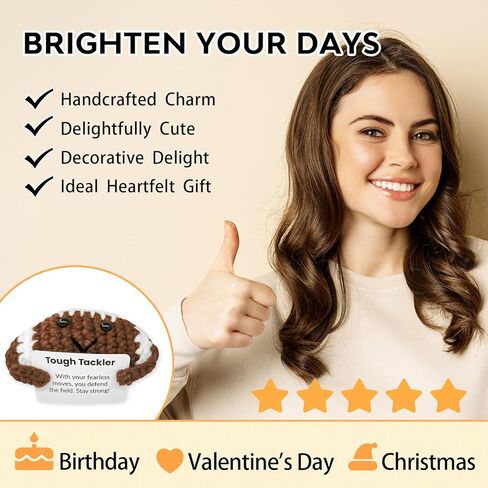 الكرة الطائرة الكروشيه المصنوعة يدويًا لعشاق الكرة الطائرة! هدية عيد ميلاد للجماهير والأصدقاء ، وهدايا الدعم العاطفي لعشاق الكرات الطائرة ، وهدايا مخصصة للرجال واللاعبين للنساء in Kuwait