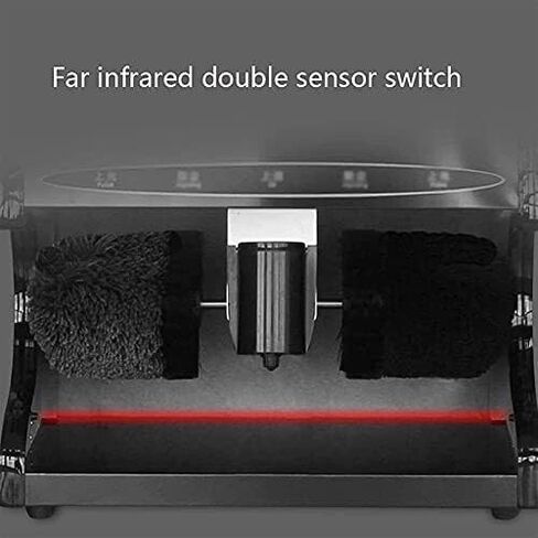 Automatic Electric Shoe Polisher with Induction Sensor, Household Shoe Brushing Machine for Polishing, Oiling & Dust Removal, Ideal for Home & Hotel Use (Gold)(Gold) in Saudi Arabia