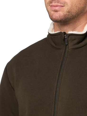 Vintage 1946 Men's Sherpa Bonded Reverse Fleece Full Zip in Saudi Arabia