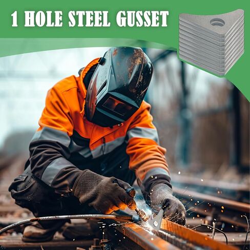 10pcs مثلث اللحام على علامات التبويب ، gusset المضادة للانتعاش للحام للدعم المعزز ، اللحام السميك على حوامل الصدمة مع إكسسوارات سيارة 0.5 بوصة لمعظم المركبات in Saudi Arabia