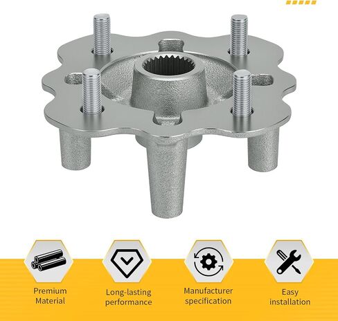 M MATI Front Left/Right Hub for Yamaha Grizzly 350 400 450 2007-2014 W-olverine 350 450 2006-2010 Kodiak 400 450 Bruin 350 2003-2006 Big Bear 400 2007-2012 5ND-F5111-21-00 5ND-F5111-30-00 in Saudi Arabia