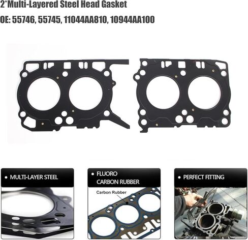 10105-AC480 MLS Engine Head Gaskets Set fits for 2013-2016 Scion FR-S, 2013-2020 Subaru BRZ, 2017-2020 Toyota 86 2.0L H4 Gas DOHC FA20 Engine Replaces 10105-AB550, 10105-AC690, 11044AA810 in Saudi Arabia