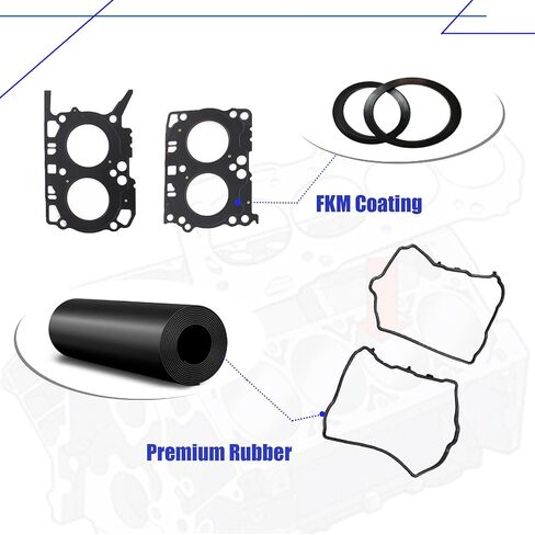 10105-AC480 MLS Engine Head Gaskets Set fits for 2013-2016 Scion FR-S, 2013-2020 Subaru BRZ, 2017-2020 Toyota 86 2.0L H4 Gas DOHC FA20 Engine Replaces 10105-AB550, 10105-AC690, 11044AA810 in Saudi Arabia