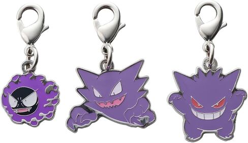 Gengar - Metal Charm – Pokemon Center Japan – Keychain – Zipper Pull in Saudi Arabia