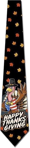 Three Rooker Thanksgiving Ties Mens USA Necktie Holiday Turkey Tie in Saudi Arabia