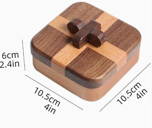 Wooden Jewelry Box-Keepsake Organizer for Rings, Necklaces,Keys,Treasures for Weddings,Engagements,Anniversaries for Women Men (B) in Saudi Arabia