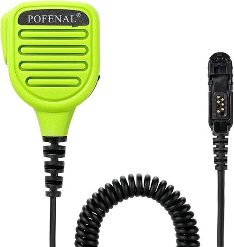 Waterproof 2 Pin Mic for Motorola Radios R2 BPR40D BPR40 CP100D CP200D CP200 CP185 CLS1410 CLS1110 DLR1060 RDU4100 RDU4160D RMU2040 RMU2080D CLS DTR RDU RMU 2 Pairs in Kuwait