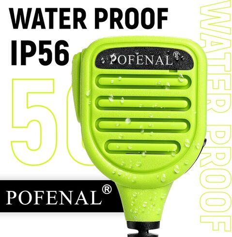 Waterproof 2 Pin Mic for Motorola Radios R2 BPR40D BPR40 CP100D CP200D CP200 CP185 CLS1410 CLS1110 DLR1060 RDU4100 RDU4160D RMU2040 RMU2080D CLS DTR RDU RMU 2 Pairs in Kuwait