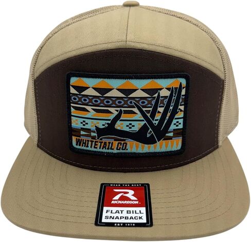 Whitetail Co. 7 Panel Western Buck Trucker Hat –Adjustable Hunting Cap in Saudi Arabia
